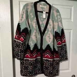 NWT aldomartins Exclusively for Anthropologie Cardigan - Size 1X
